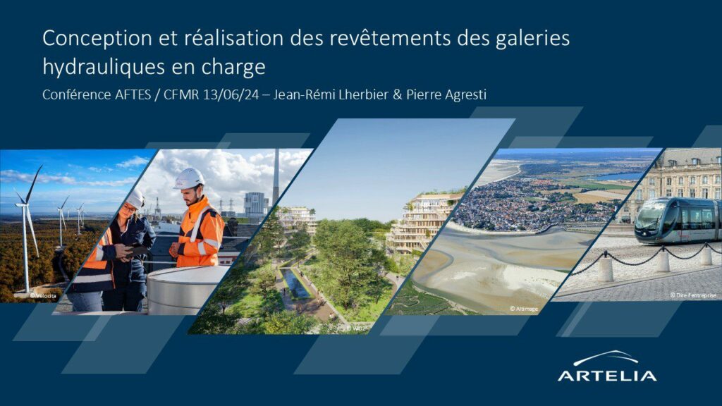 conception et réalisation des revêtement des galeries hydrauliques en charge