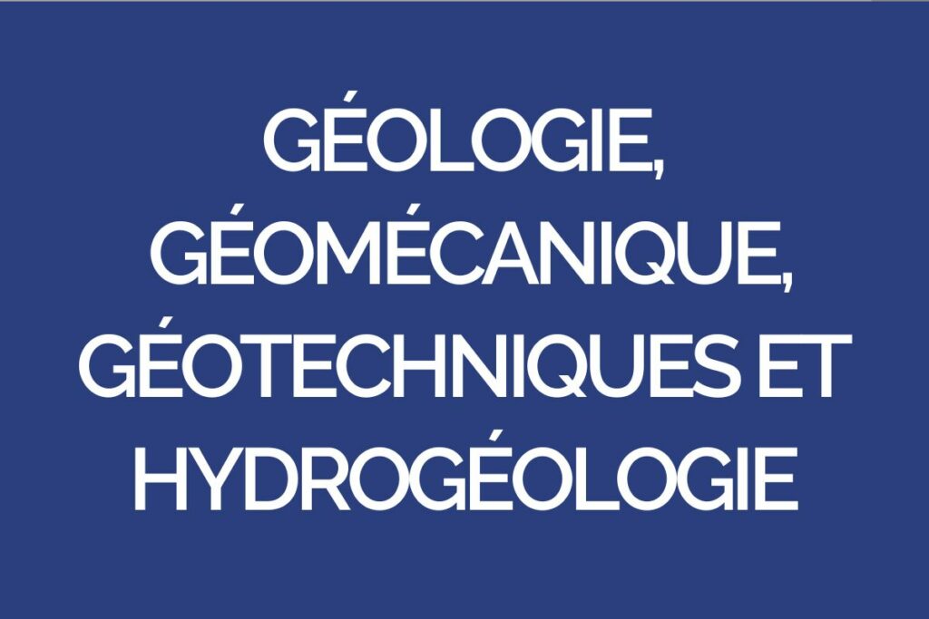 Géologie, géomécanique